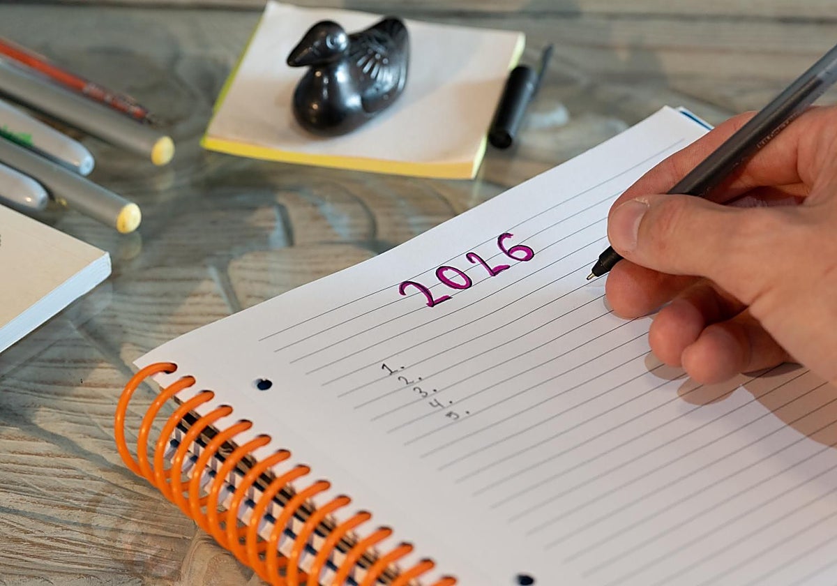 Lista de propósitos para 2026