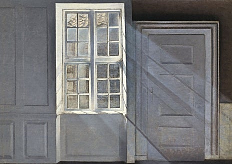 Imagen secundaria 1 - Arriba, Vilhelm Hammershøi. 'Puertas abiertas' (1905). Sobre estas líneas, a la izquierda, 'Rayos de sol a sol. Motas de polvo bailando en los rayos de sol' (1900), de Hammershøi. A la derecha, 'Interior. El cuarto de música. Strandgade 30' (1907), de Hammershøi