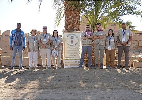 Imagen secundaria 1 - Proceso de restauración de un bloque, el equipo de trabajo de 2025 y la campaña de georradar