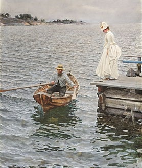 Imagen secundaria 2 - Arriba, 'Autorretrato', 1889. Detalle. Sobre estas líneas, a la izquierda, 'Elizabeth Sherman Cameron', 1900. Detalle. A la derecha, 'Placer de verano', 1886