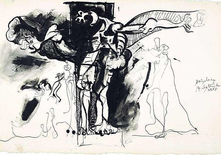 Picasso. 'Crucifixión'. Boisgeloup, 17 de septiembre de 1932.