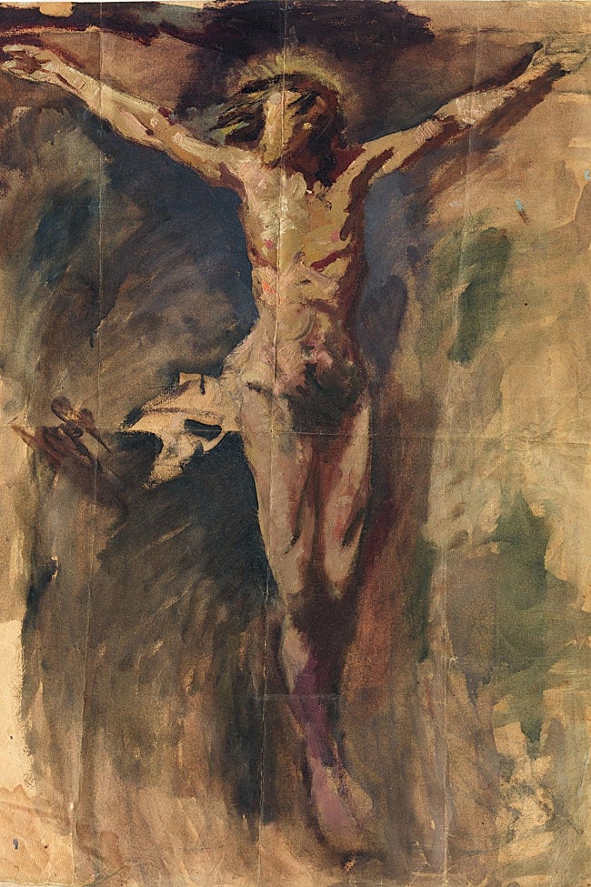 Picasso. 'İsa çarmıha gerildi'Barselona, ​​1897..