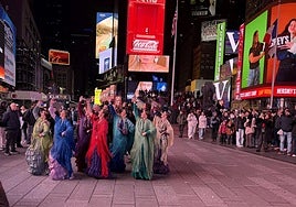 Sara Baras lleva el flamenco al corazón de Nueva York: «¡Este público es brutal!»