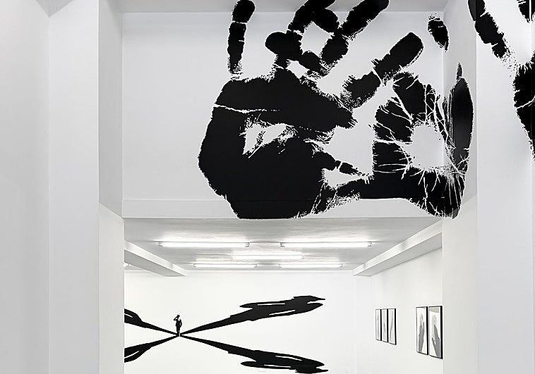 Detalle del montaje de 'Timeline' en La Oficina