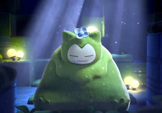 Musgorlax, uno de los Pokémon especiales que puedes descubrir en 'Pokopia'.