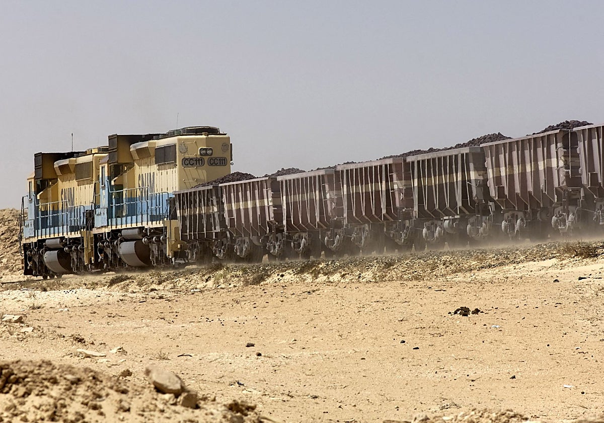 El tren más largo del mundo enlaza las localidades de Nuadibú y Zouérat, en Mauritania