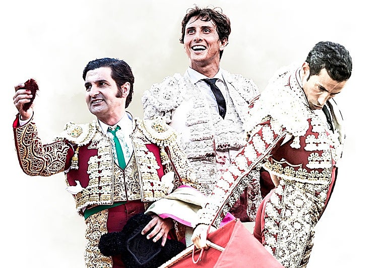 Morante, Roca Rey y David de MIranda