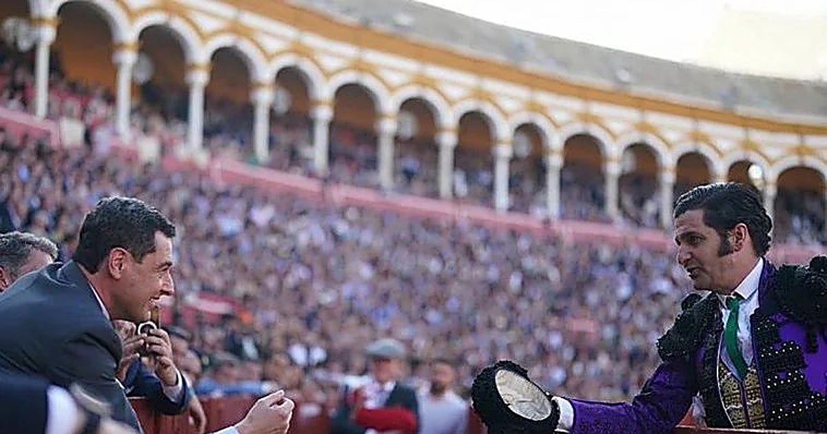 Juanma Moreno defiende la tauromaquia: «Andalucía es primera potencia»