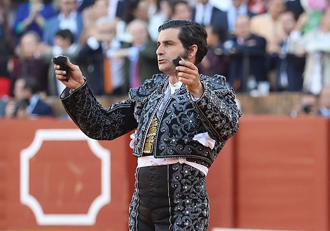 Morante en la plaza de toros de La Maestranza