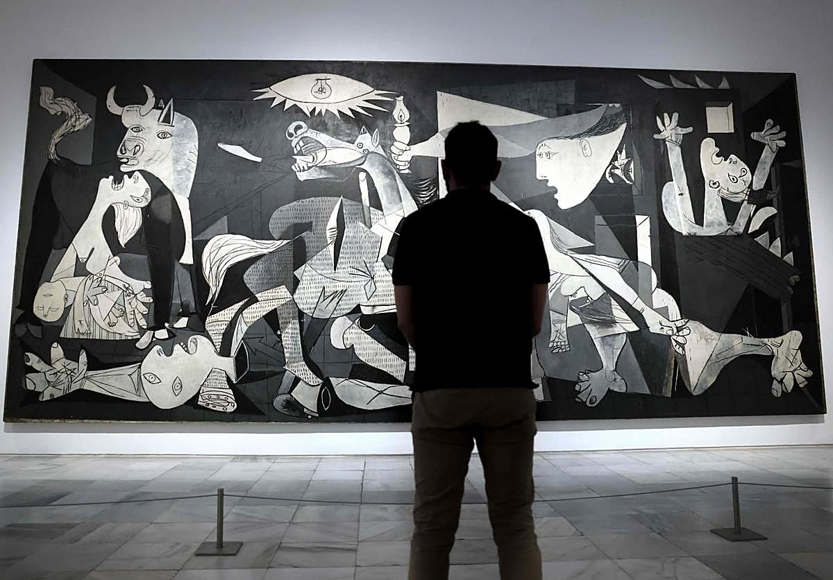 El 'Guernica', de Pablo Picasso, en el Museo Reina Sofía.