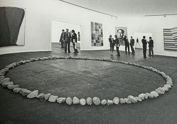 Richard Long en primer plano. Exposición con obras de la colección del Museo Louisiana de Art Moderno (Copenhague) en la edición de 1983