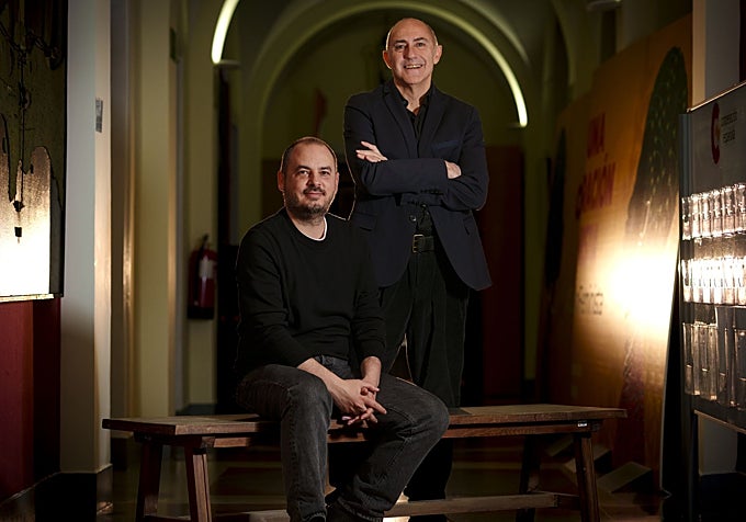 Artista y comisario, en su paso por Madrid para presentar el Pabellón