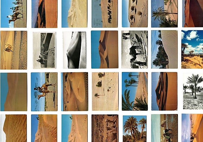 Detalle del montaje de 'Los restos'