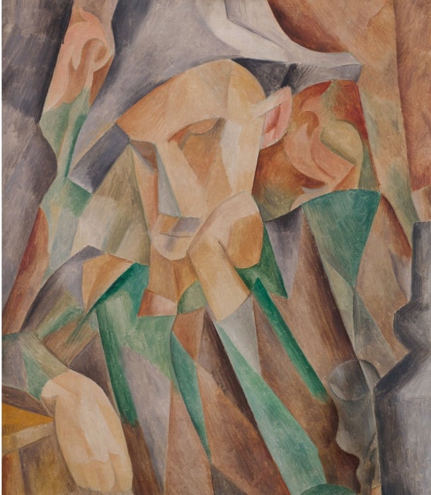 'Arlequín (Busto)', de Picasso.