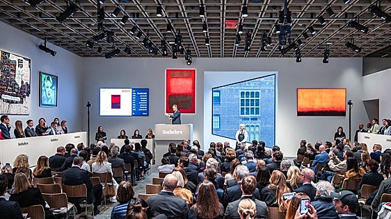 Un Rothko, vendido en Nueva York por 85,8 millones de dólares