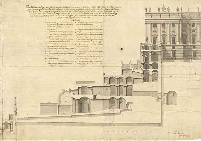 En el pasadizo secreto de Fernando VI en el Palacio Real de Madrid