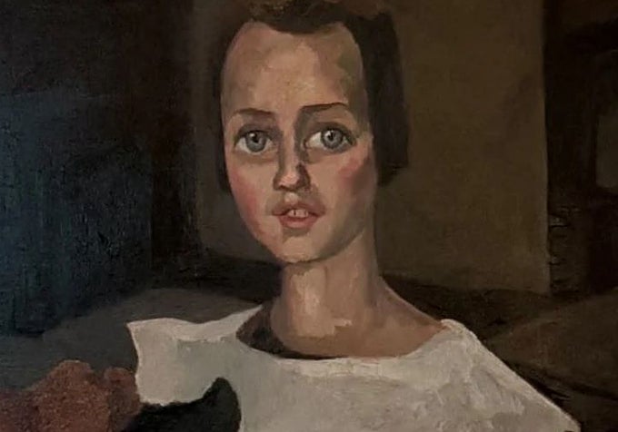 La obra que lucía en el pasillo de la residencia de una nieta de un general de las SS.