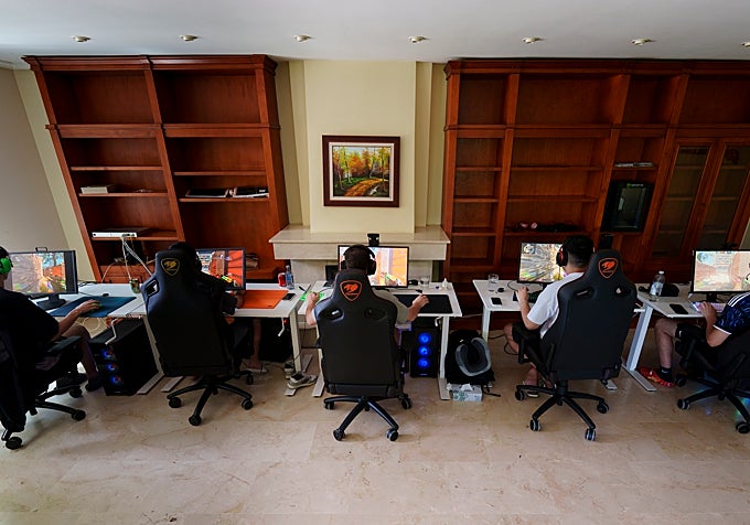 La 'sala de entrenamientos' de la 'gaming house' de 9z Globant