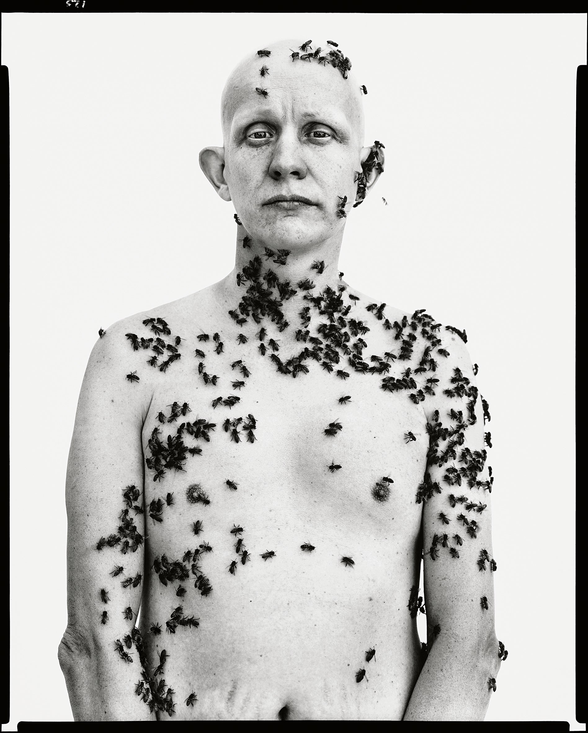 Richard Avedon. 'Ronald Fischer, apicultor, Davis, California, 9 de mayo de 1981'.
