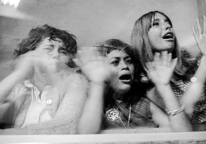 Fans estadounidenses en pleno ataque de Beatlemanía