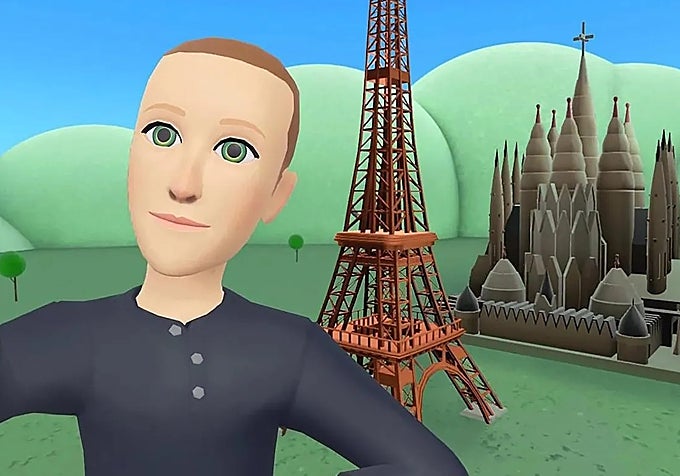 Avatar fallido de Zuckerberg en el metaverso