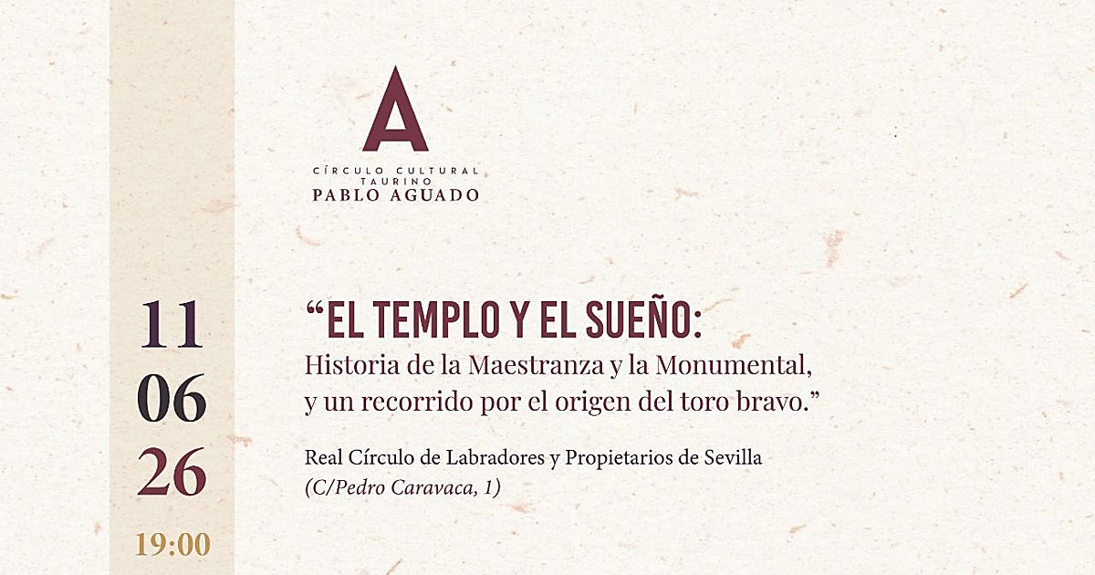 El Círculo Cultural Taurino Pablo Aguado presenta «El Templo
