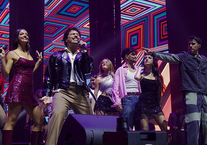 Claudia, Tinho, Guille y demás en el concierto
