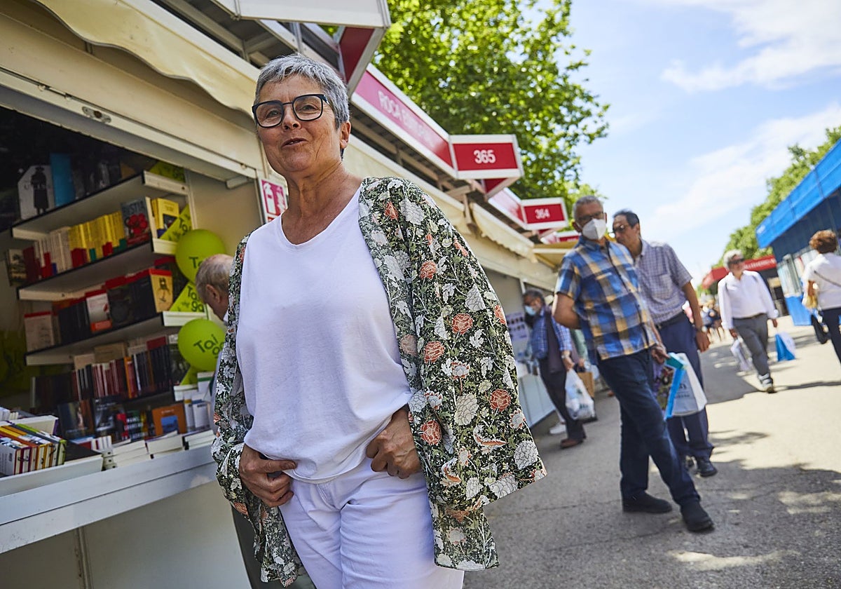 Eva Orúe, en la Feria del Libro de Madrid