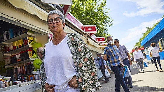 Eva Or&uacute;e, en la Feria del Libro de Madrid