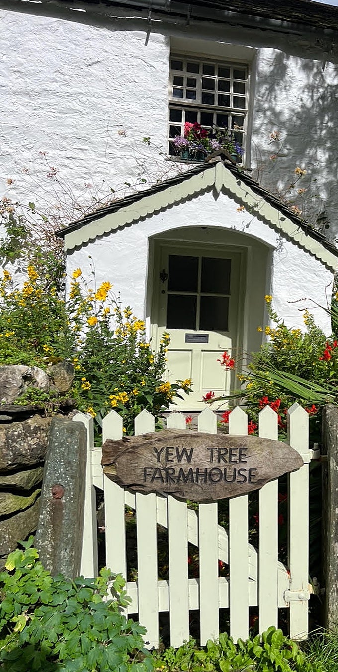 Una de las casas dentro de Lake District