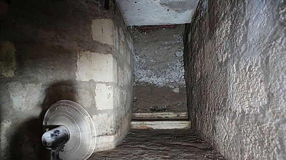 En el refugio de la Guerra Civil de las tres vidas