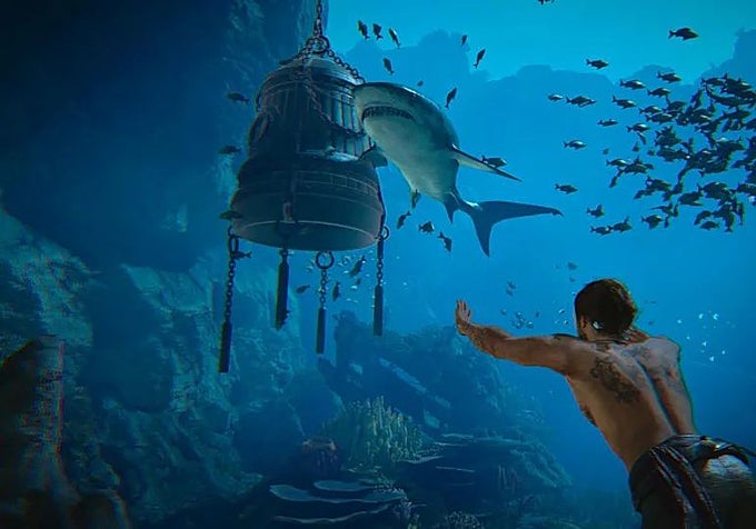 Uno de los niveles submarinos de Assasin's Creed Black Flag Resynced