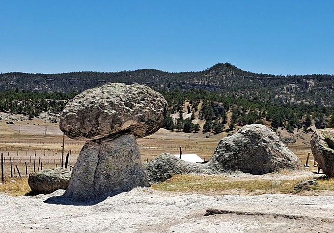 El Valle de los Hongos, en la Sierra de Tarahumara