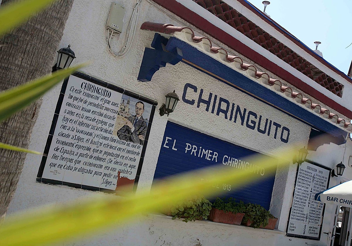 El Chiringuito de Sitges en el que escribía César González-Ruano.