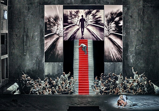 Andreas Schager (Rienzi), Gabriela Scherer (Irene), Jennifer Holloway (Adriano)