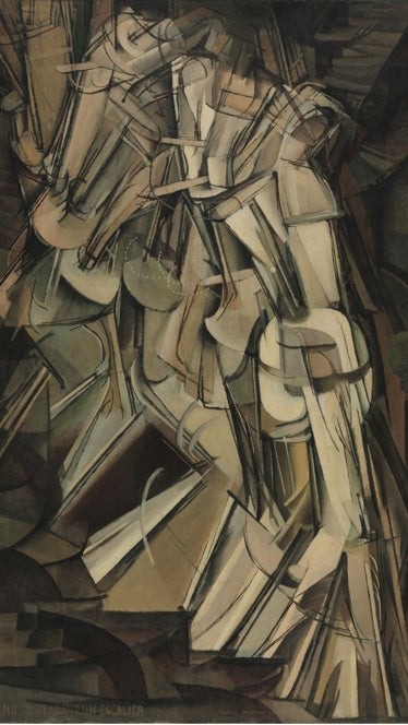 Marcel Duchamp. 'Desnudo descendiendo una escalera'. Philadelphia Museum of Art.