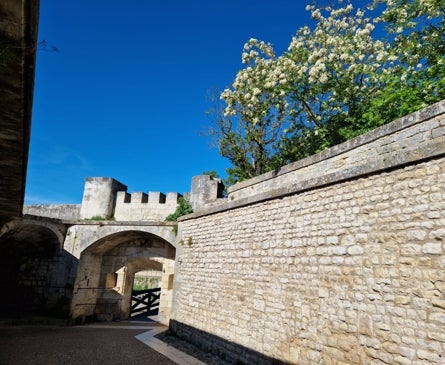 Imagen secundaria 1 - Foto en la entrada de las torres del puerto fortificado de la Rochelle. Fortificaciones de la Rochelle
