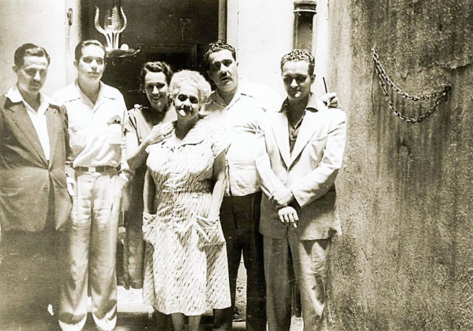 García Vega, Parajón, Eloísa Lezama, Rosa Lima, Lezama y Orbón, hacia 1952