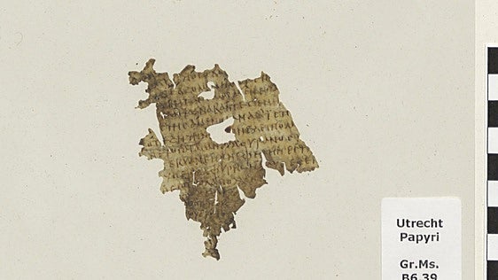 Descubren un fragmento de 'La Odisea' de hace más de 1.700 años en los Países Bajos