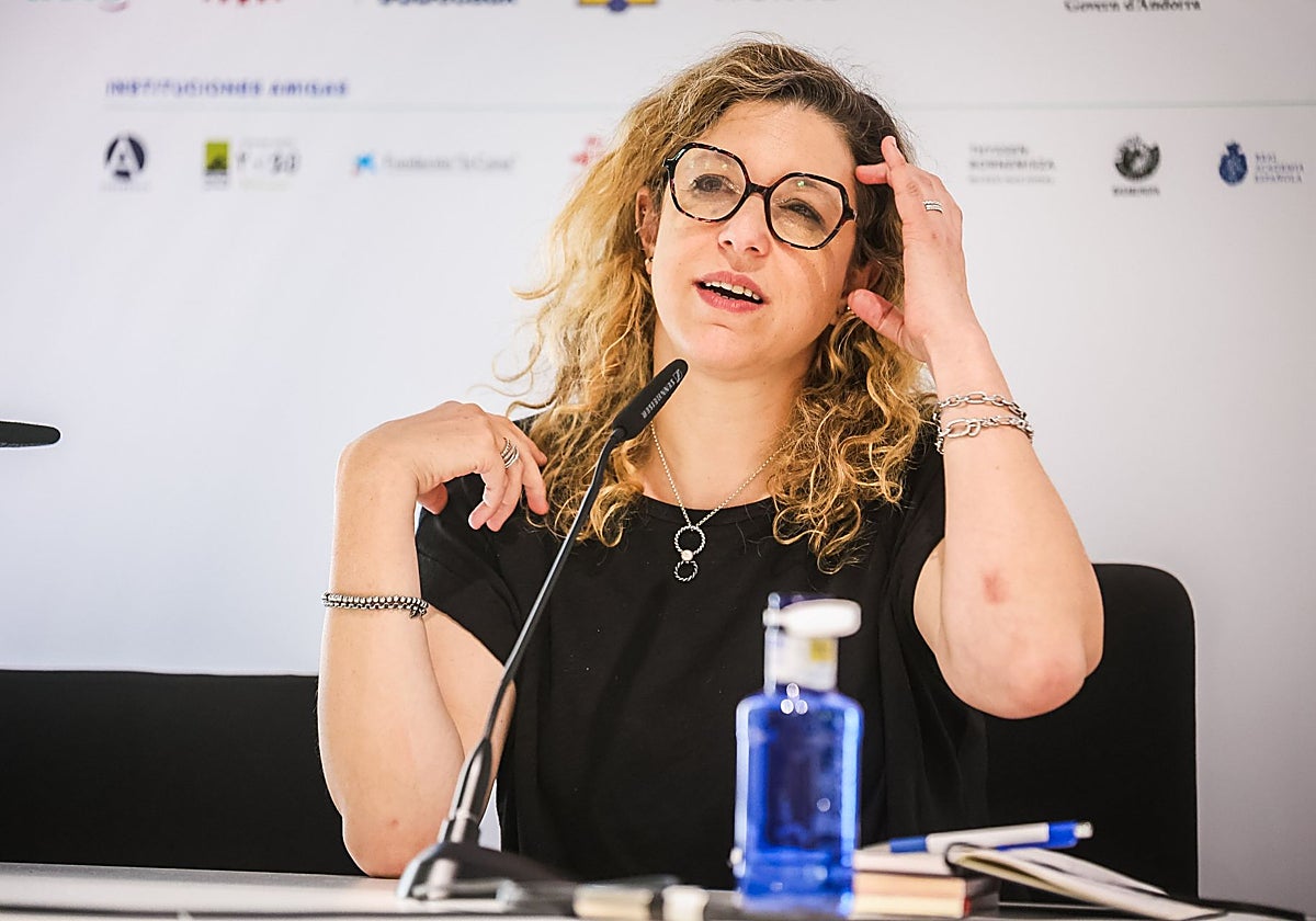 Ariana Harwicz, en la pasada Feria del Libro