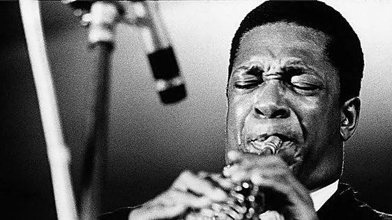 El saxofonista John Coltrane