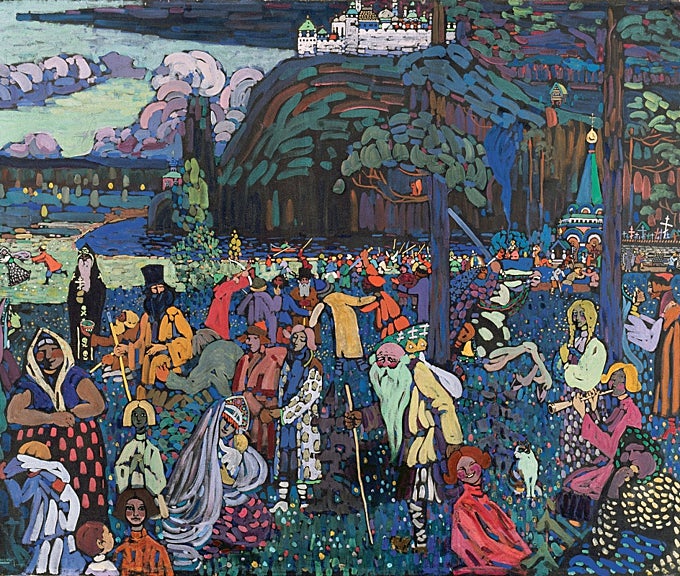 'La vida colorida', de Kandinsky.