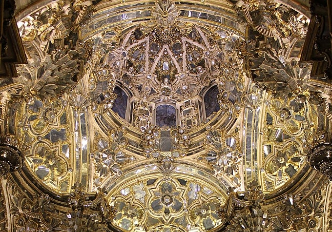 Detalle de la cúpula del camarín