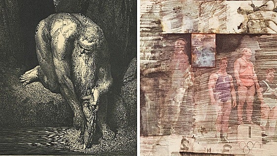 Doré y Rauschenberg descienden al 'Infierno' de Dante