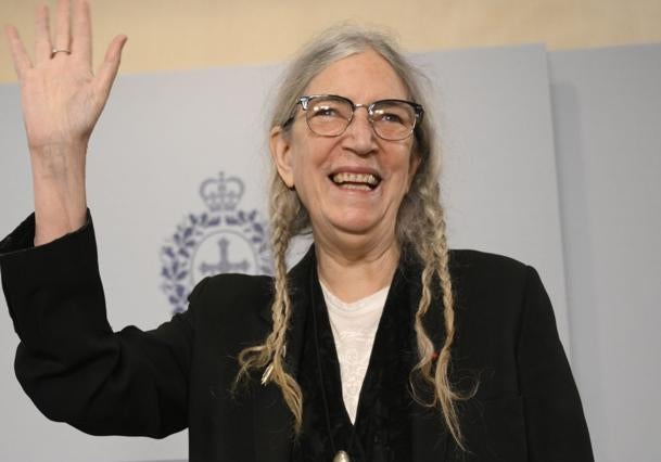 Patti Smith en la rueda de prensa de los Premios Princesa de Asturias 2026.