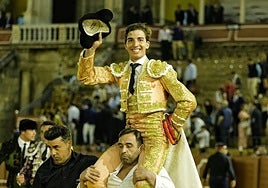 Julio Norte, en su actuación en la Maestranza de Sevilla en la pasada Feria de Abril
