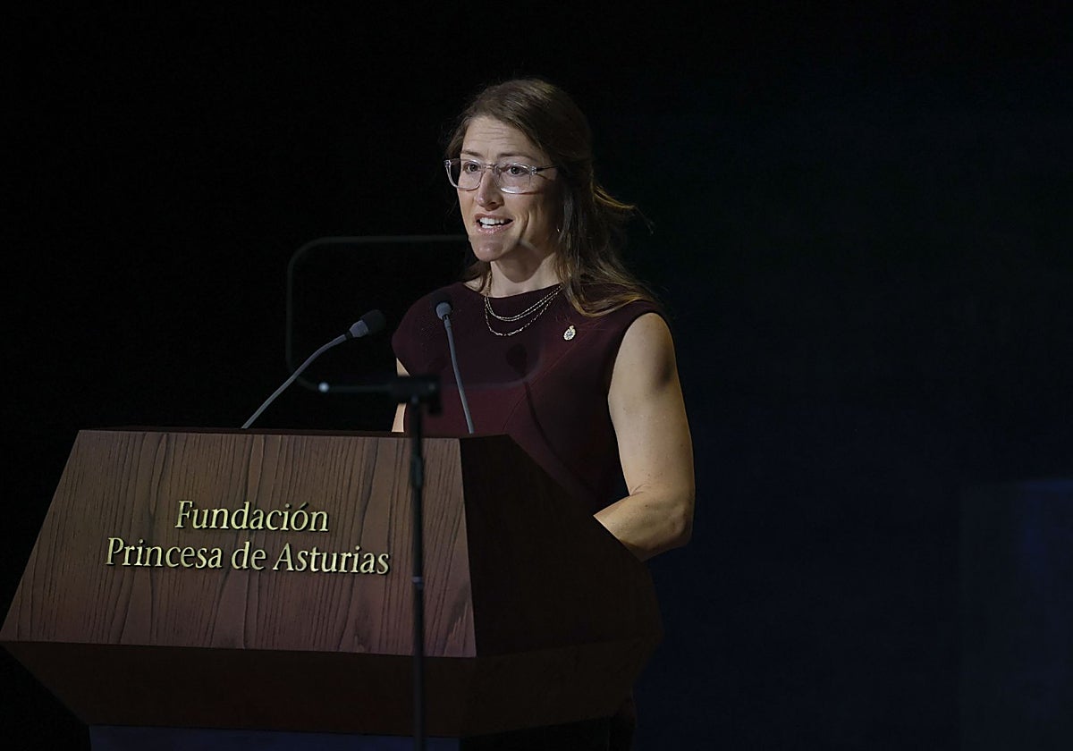 Christina Koch: «España, este reconocimiento es el segundo regalo que me haces»