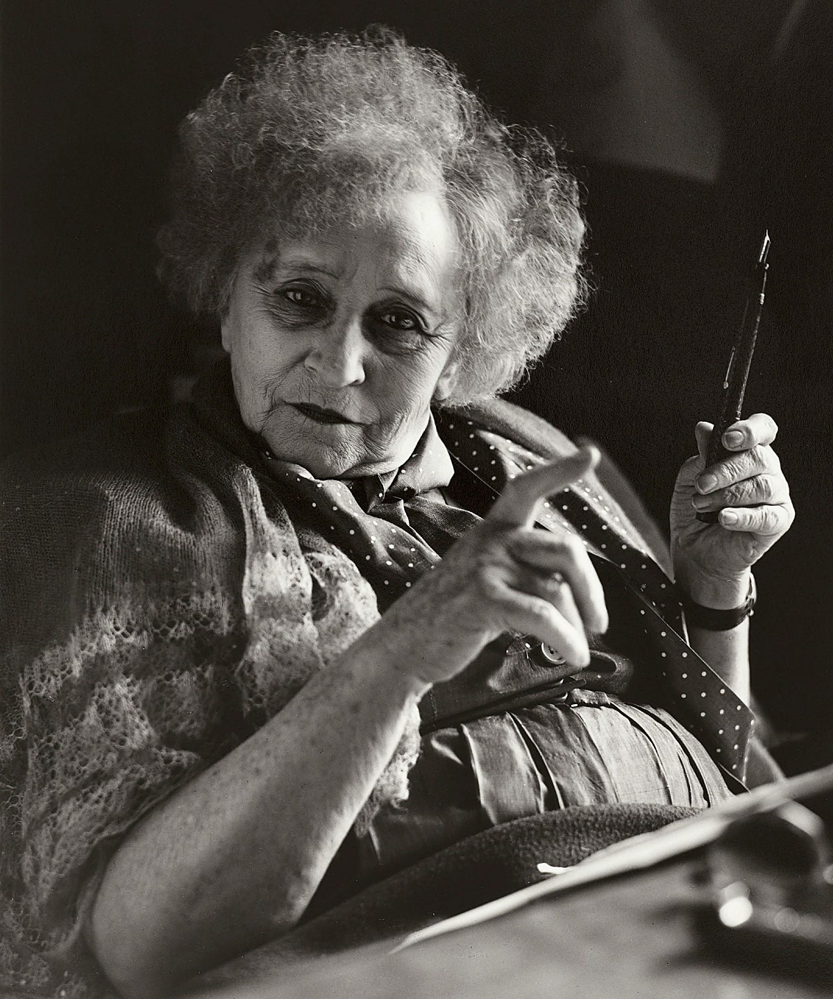 Retrato de Colette, realizado porJanine Niepce en 1953.