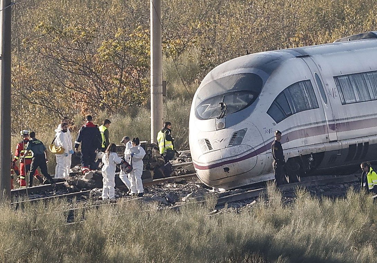 El Ave de Renfe que colisionó con un tren Iryo