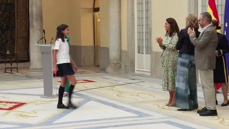 La Infanta Elena hace entrega de los premios del Concurso de pintura infantil y juvenil de Patrimonio Nacional